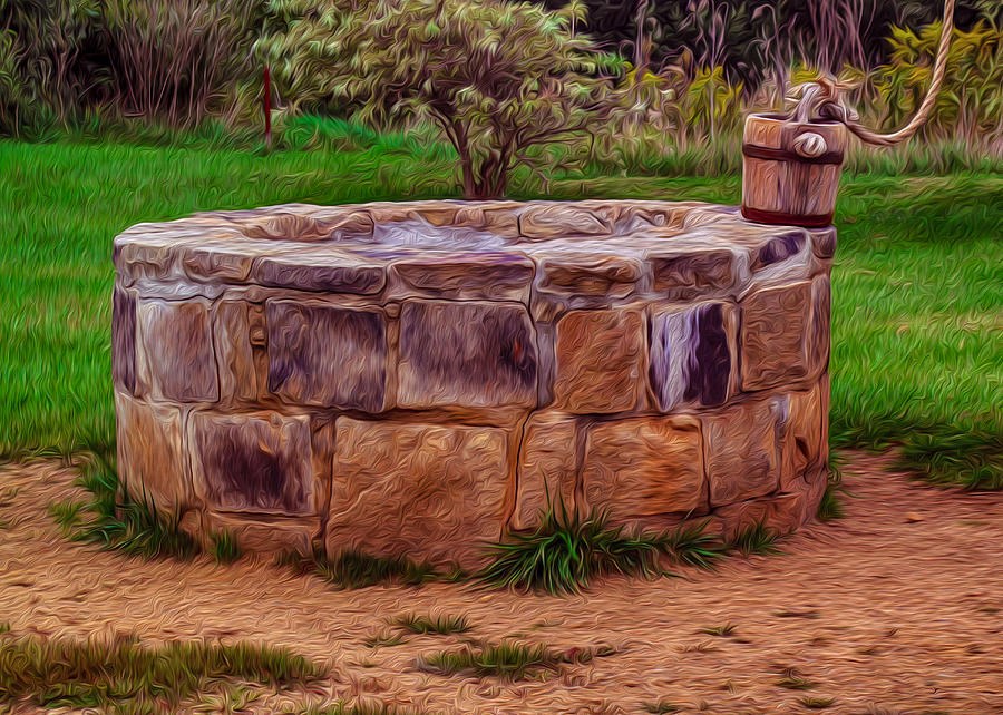 Old Fashioned Well by Omaste Witkowski