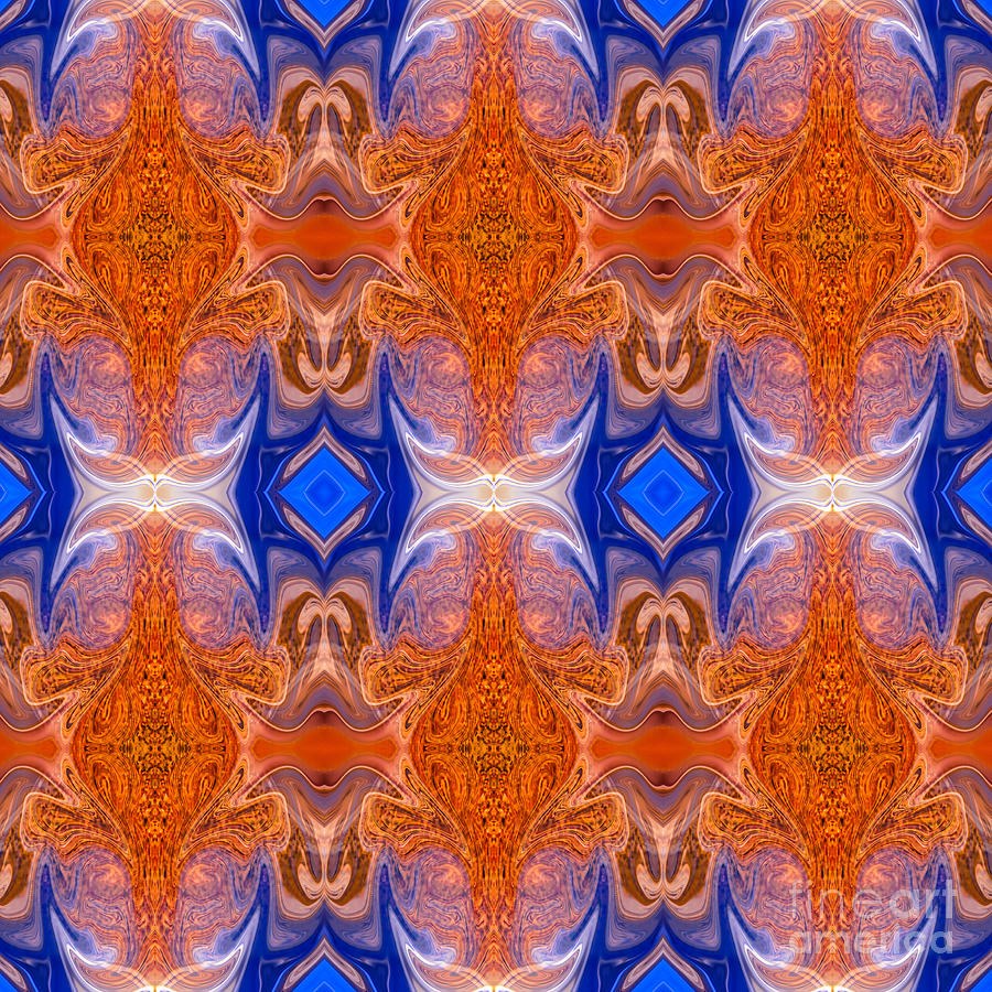 Passion Accepting Of Reality Abstract Dimensional Pattern Artwork by Omaste Witkowski