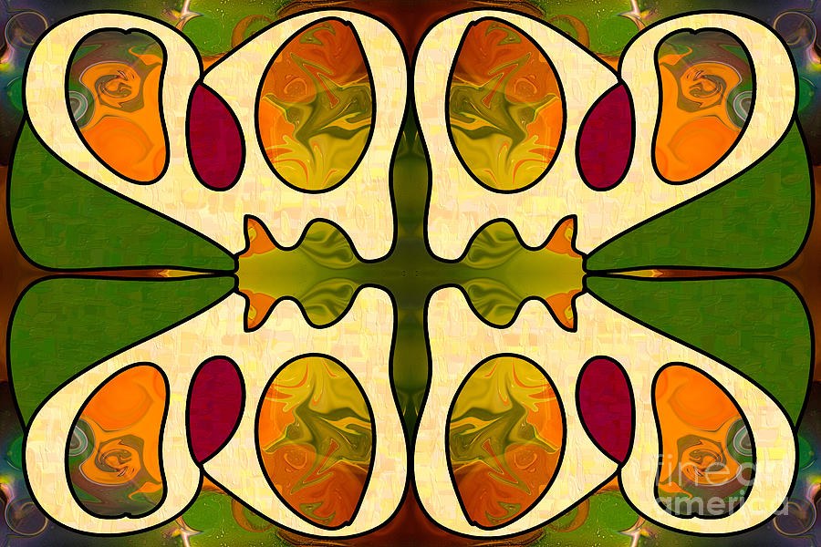Passionate Devotion Abstract Art by Omashte by Omaste Witkowski