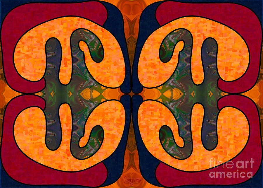 Passionate Stability Abstract Art by Omashte by Omaste Witkowski