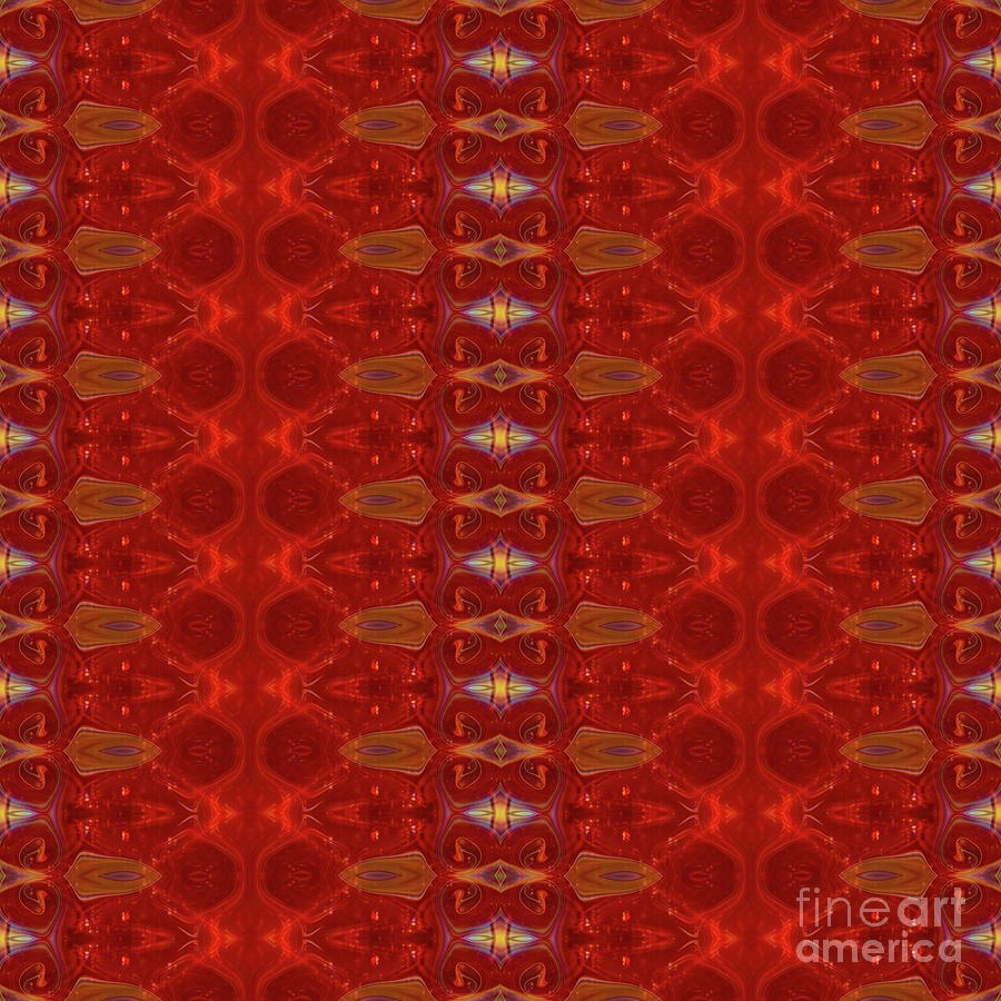Patterns Colorful - Ruby Red Modern Pattern - by Omaste Witkowski by Omaste Witkowski