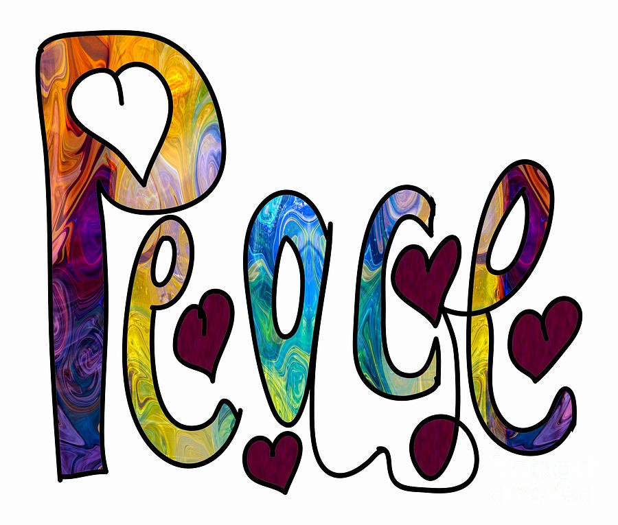 Peaceful Pasttimes Abstract Inspirational Art by Omaste Witkowsk by Omaste Witkowski
