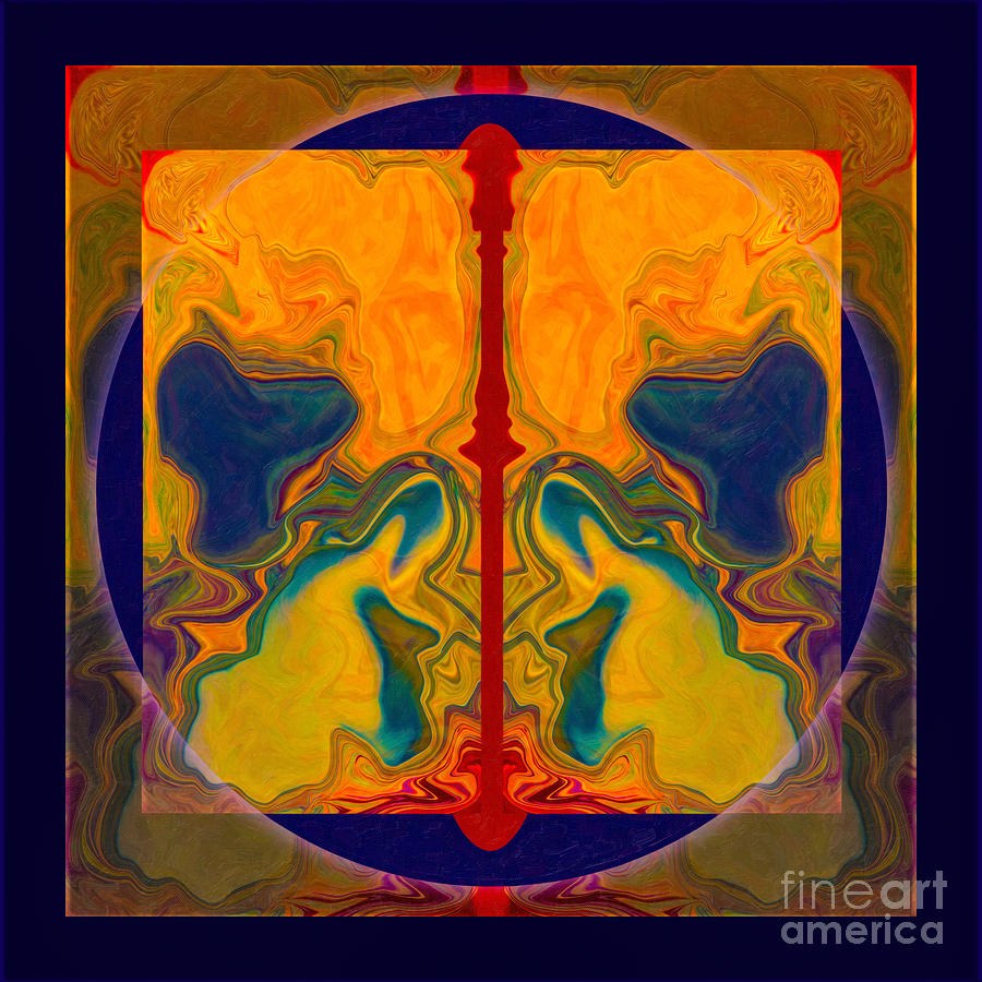 Prayer and Meditation Connecting Us to Our Home Abstract Healing by Omaste Witkowski