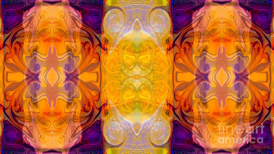 Prescious Resources Abstract Bliss Art by Omashte by Omaste Witkowski