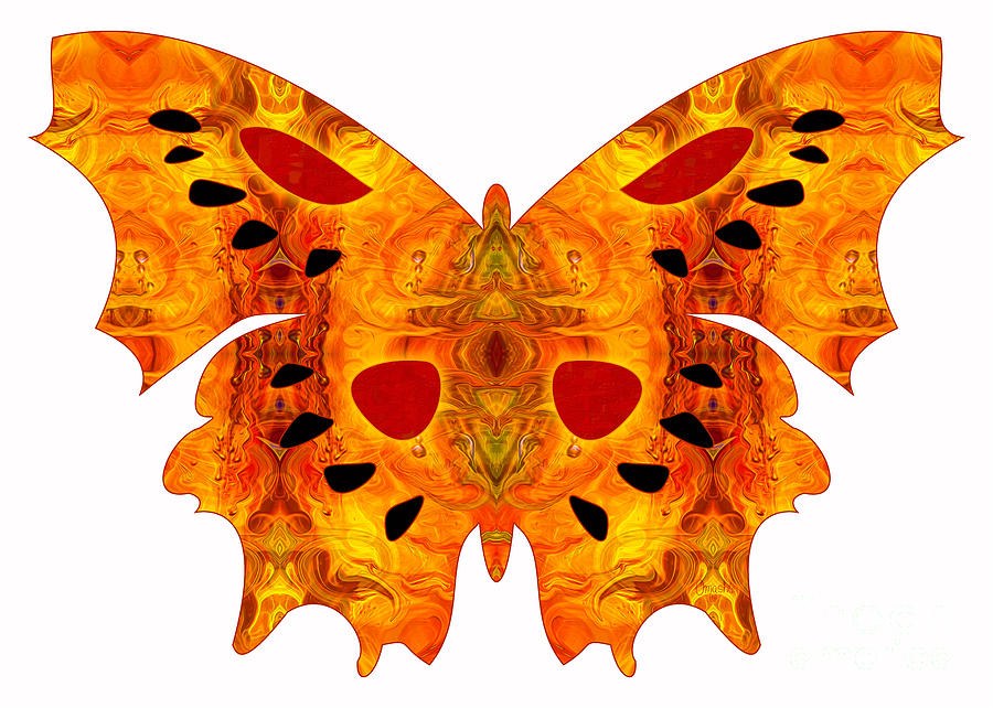 Psychadelic Futures And Abstract Butterflies by Omashte by Omaste Witkowski