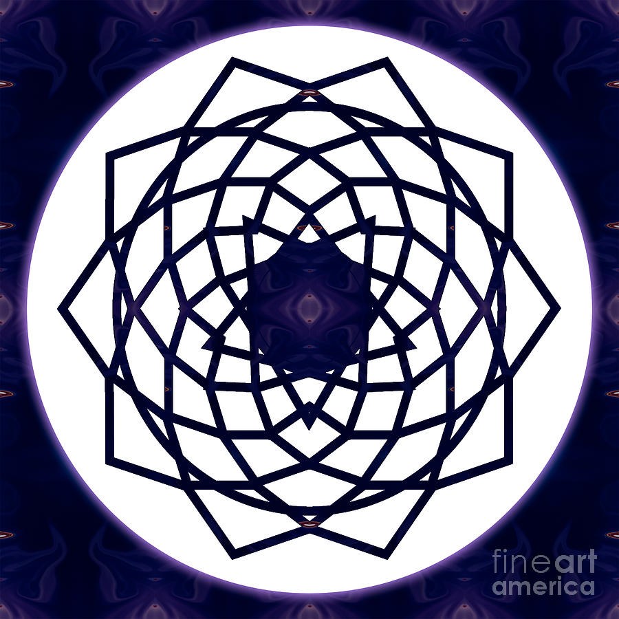Pure Bliss Abstract Chakra Art by Omaste Witkowski by Omaste Witkowski