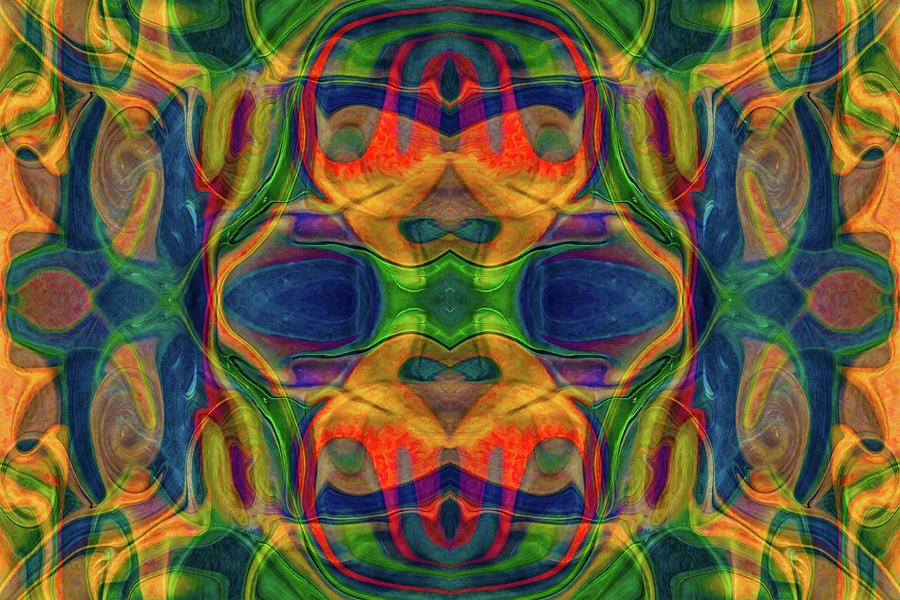 Rainbow Reflections of Reality Modern Art by Omaste Witkowski