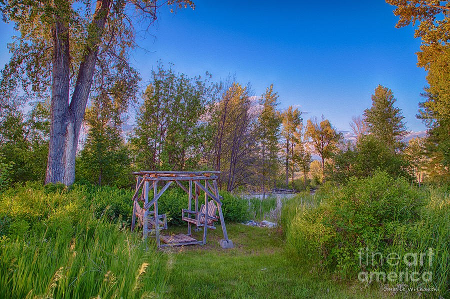 Romantic View By The Methow River by Omaste Witkowski