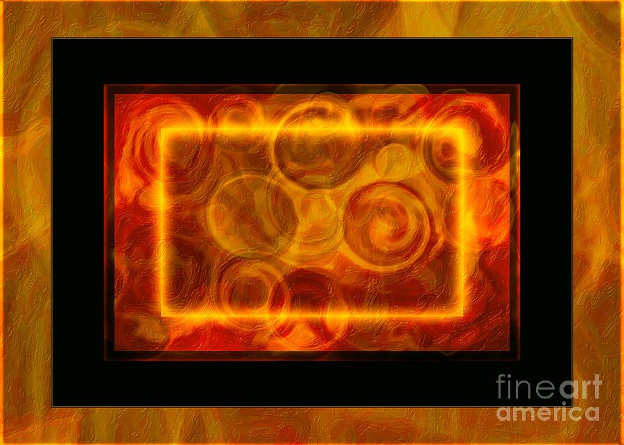 Running Around in Circles Abstract Healing Art by Omaste Witkowski
