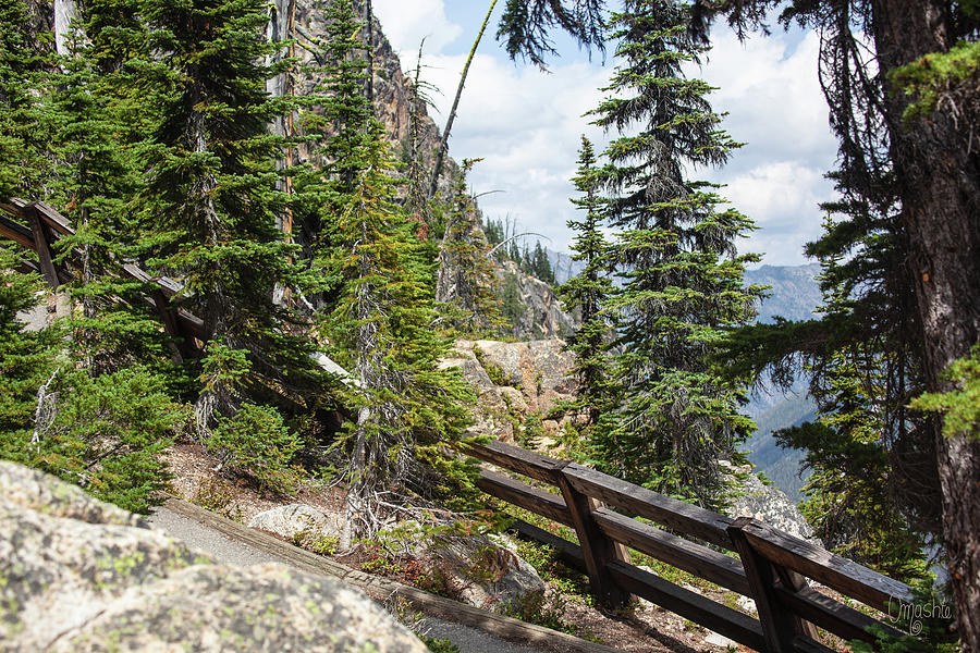Safe Boundaries in the North Cascades Mountains Art by Omashte by Omaste Witkowski