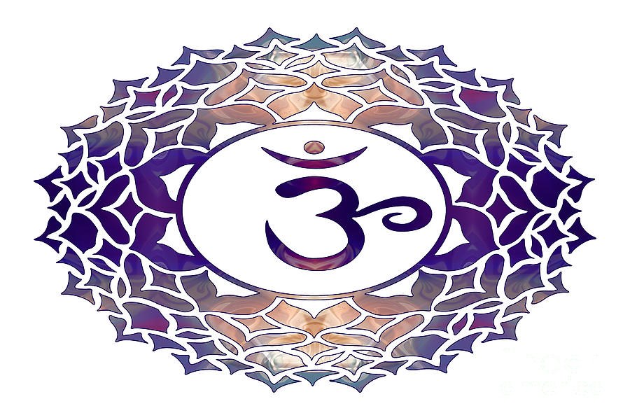 Sahasrara Two Abstract Chakra Art by Omaste Witkowski by Omaste Witkowski