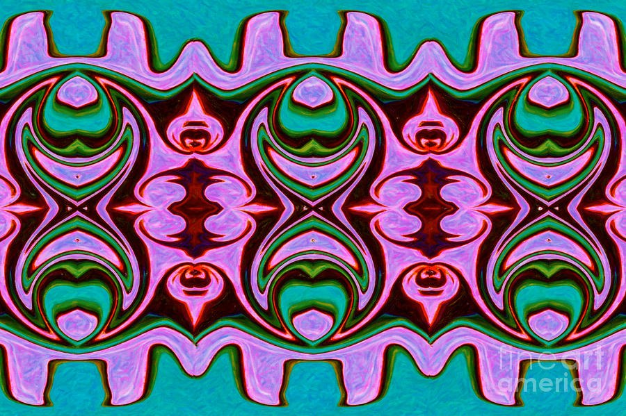 Spiritual Guides Abstract Dimensional Artwork by Omaste Witkowsk by Omaste Witkowski