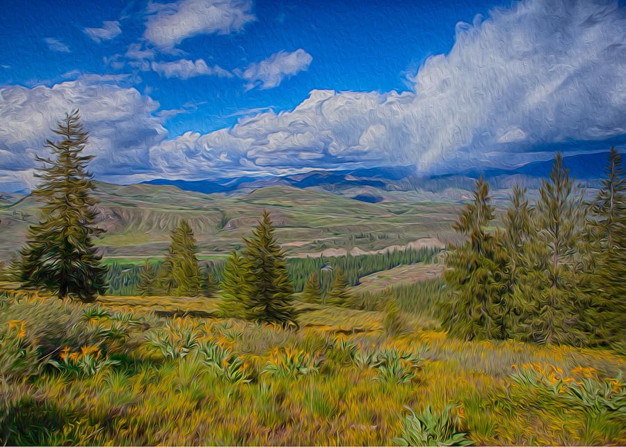 Spring Rain Across a Valley by Omaste Witkowski