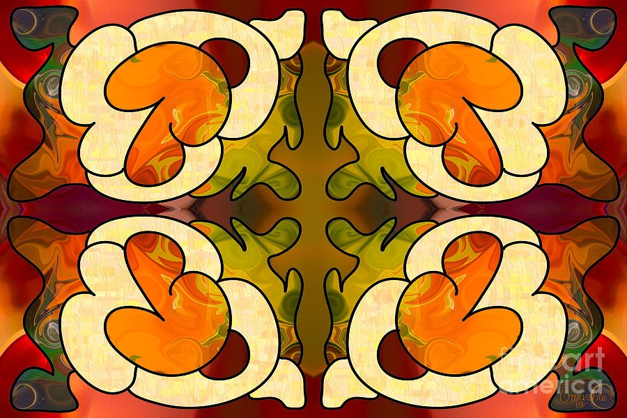 Staring Into The Abyss Abstract Art by Omashte by Omaste Witkowski