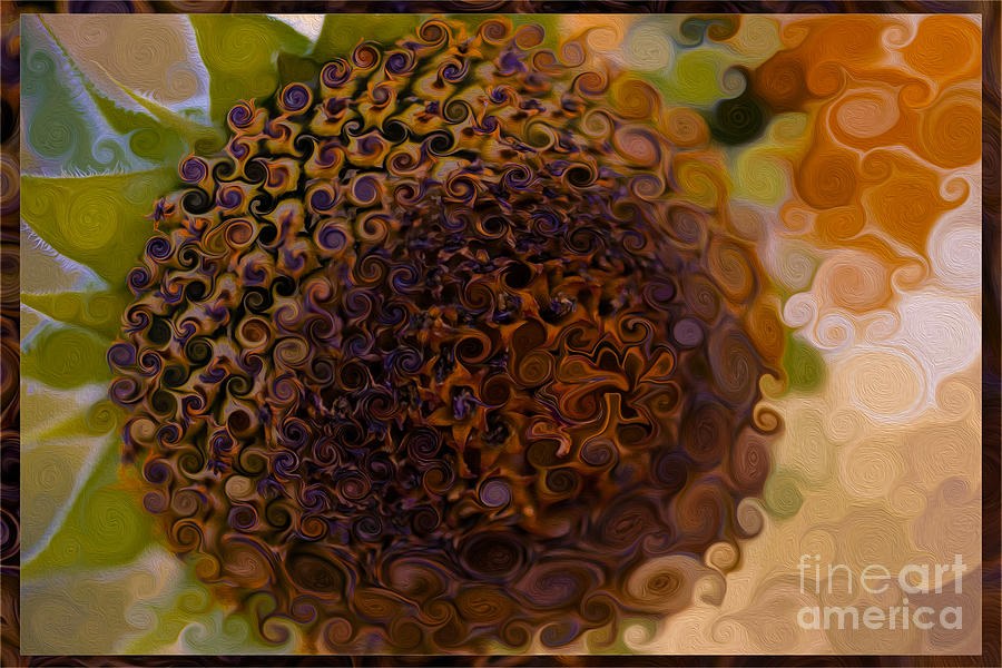 Sunflower Extreme Makeover Abstract Painting by Omaste Witkowski