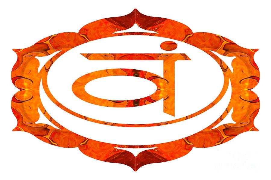 Svadisthana Two Abstract Chakra Art by Omaste Witkowski by Omaste Witkowski
