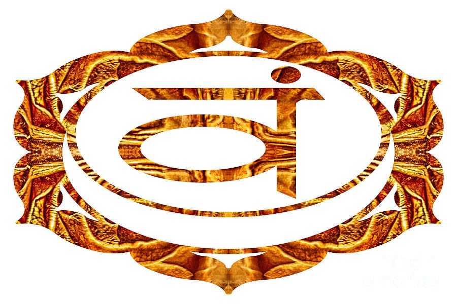 Swadhisthana Abstract Chakra Art by Omaste Witkowski by Omaste Witkowski