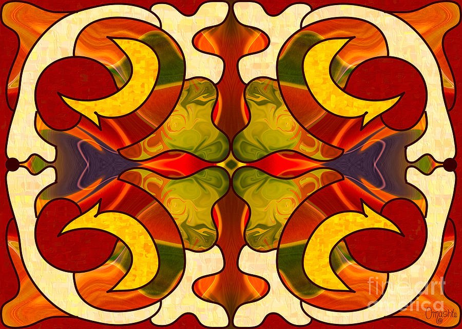 Sweet Sensations Abstract Art by Omashte by Omaste Witkowski