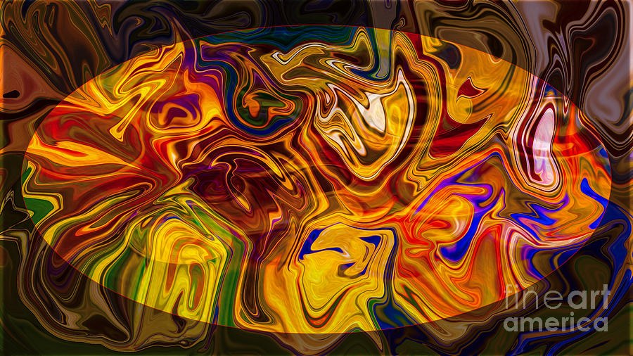 The Many Faces of Experience Abstract Healing Art by Omaste Witkowski