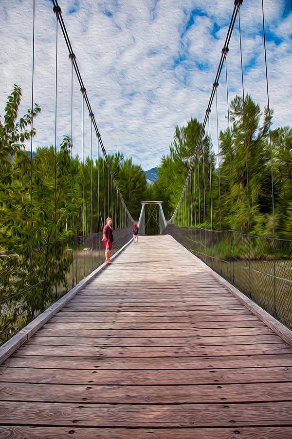 The Tawkes Foster Suspension Bridge by Omaste Witkowski