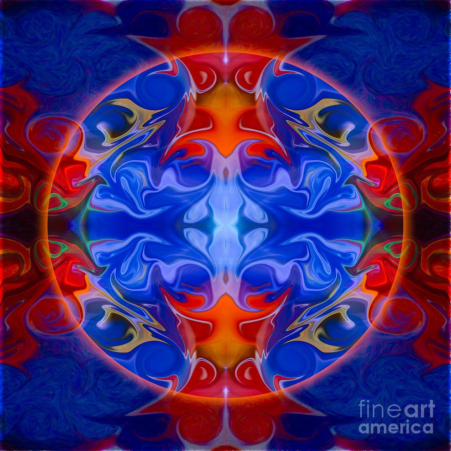 Third Eye Abstract Living Art by Omaste Witkowski by Omaste Witkowski