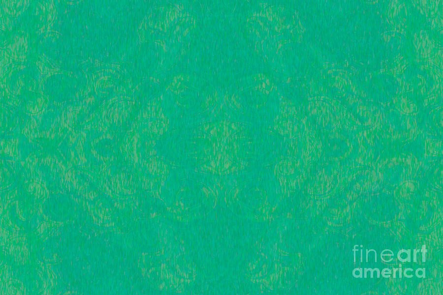 Turquoise Transitions Abstract Design Art by Omaste Witkowski by Omaste Witkowski