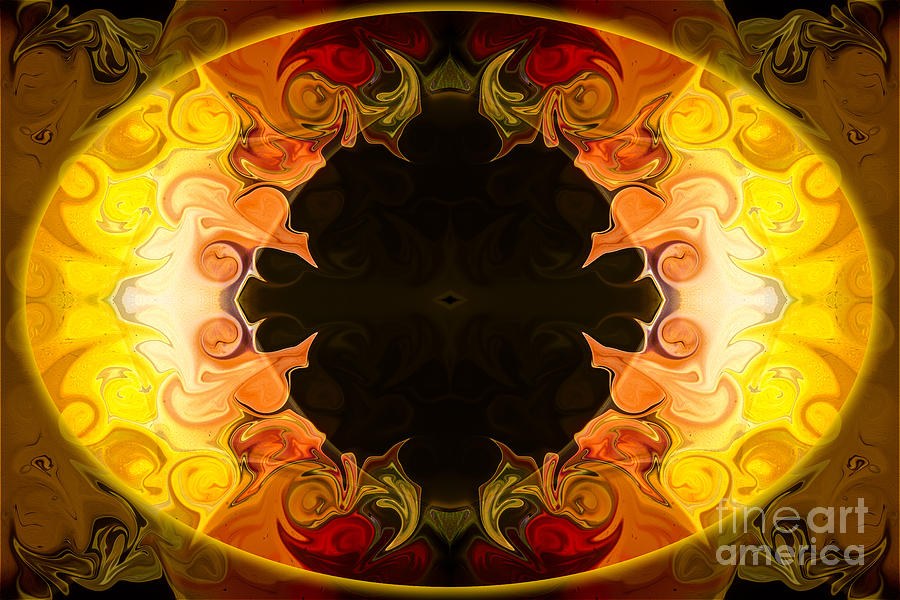 Undecided Bliss Abstract Healing Artwork by Omaste Witkowski by Omaste Witkowski