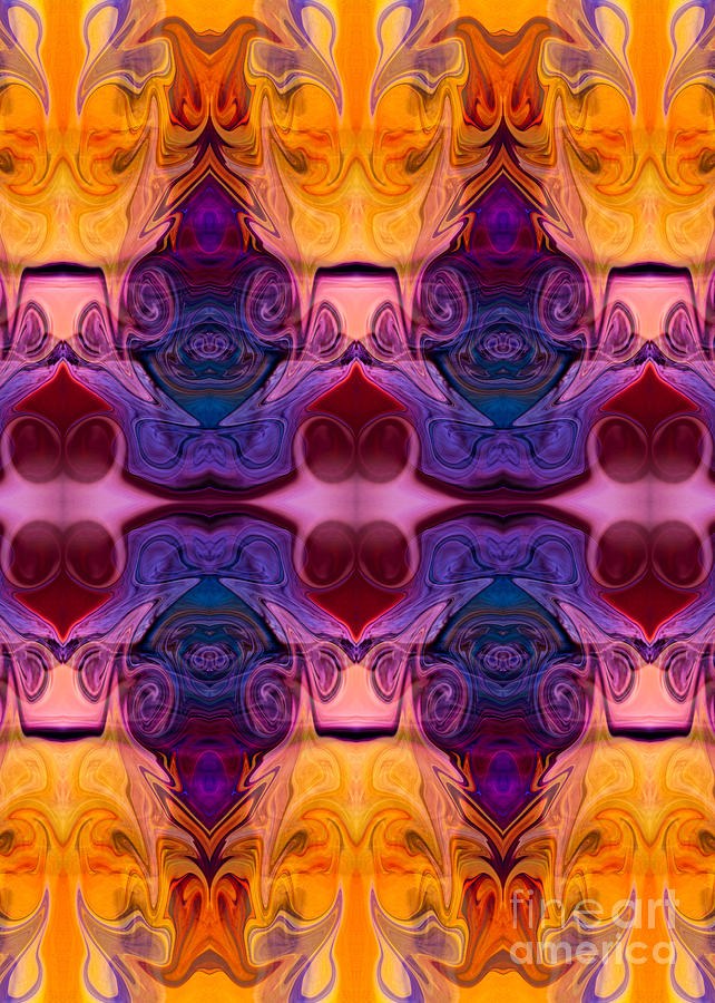 Vibrant Beginnings Abstract Bliss Art by Omashte by Omaste Witkowski