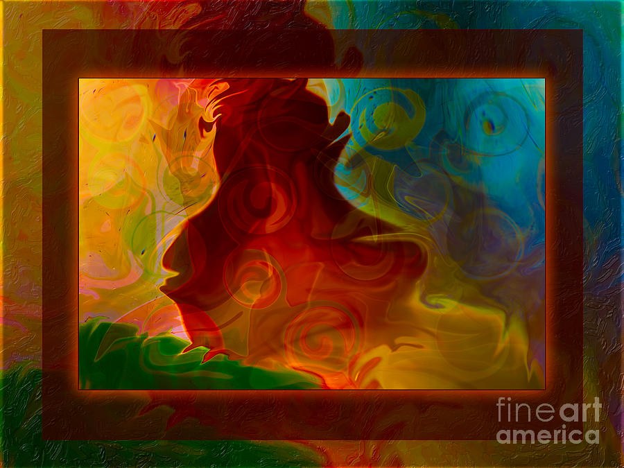 Vibrations and Light and Energy Abstract Healing Art by Omaste Witkowski