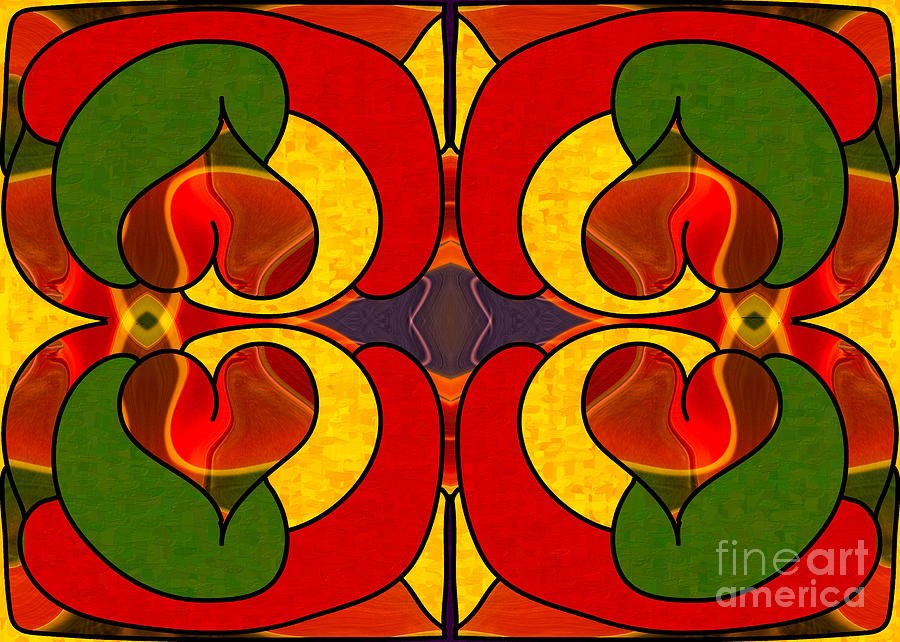 Wandering Levels Of Transformation Abstract Art by Omashte by Omaste Witkowski