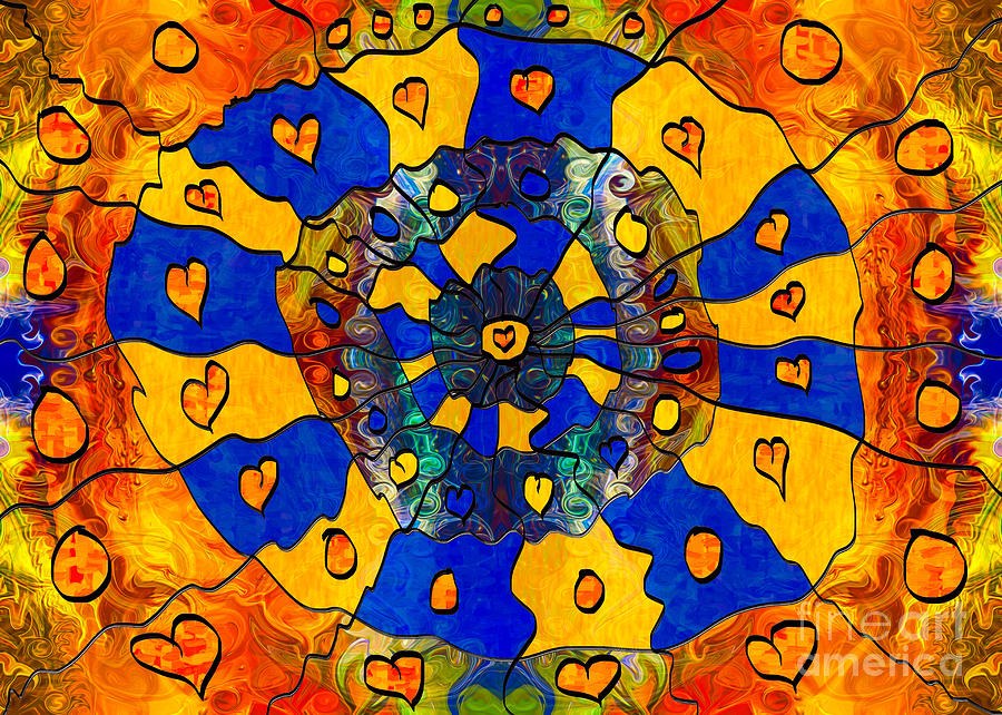 Waves of Consciousness Abstract Creativity Art by Omaste Witkows by Omaste Witkowski