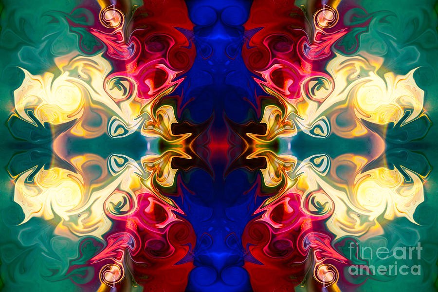 Welcoming A New Reality Abstract Pattern Artwork by Omaste Witko by Omaste Witkowski