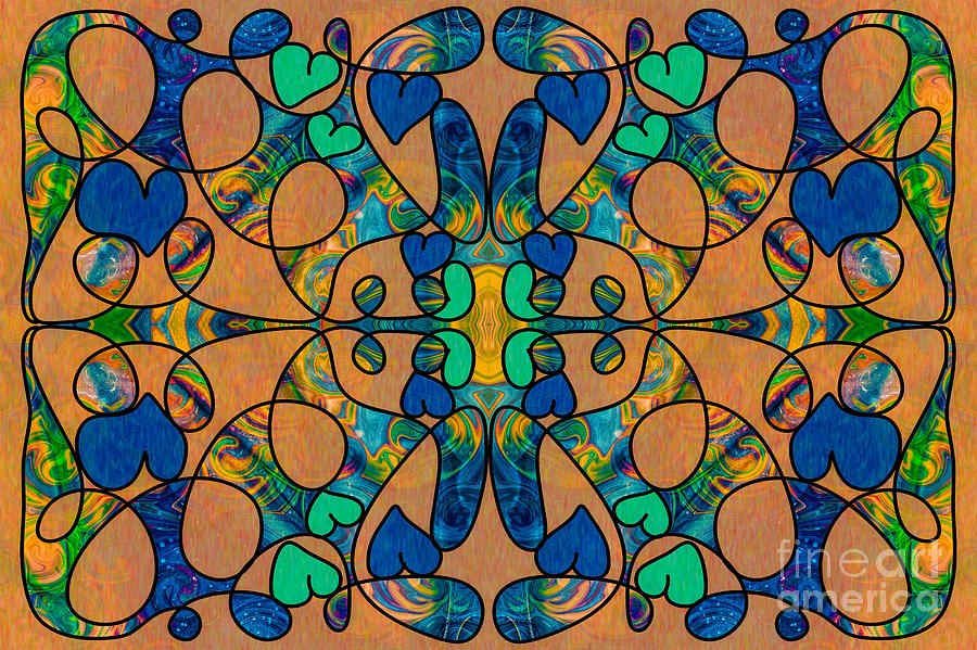 Whispering Dimensions Abstract Design Art by Omaste Witkowski by Omaste Witkowski
