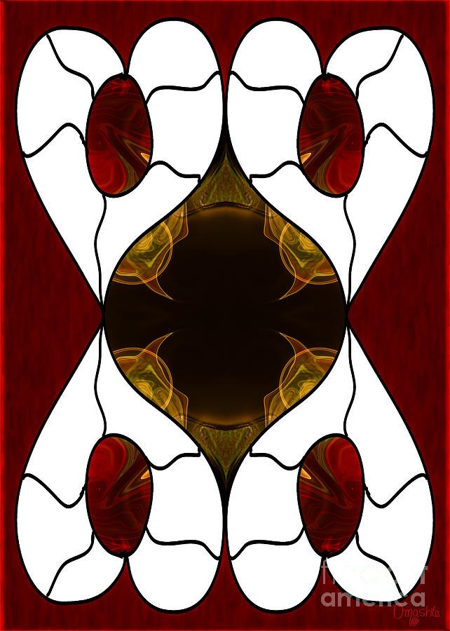 Who Do You Love Abstract Bliss Art by Omashte by Omaste Witkowski