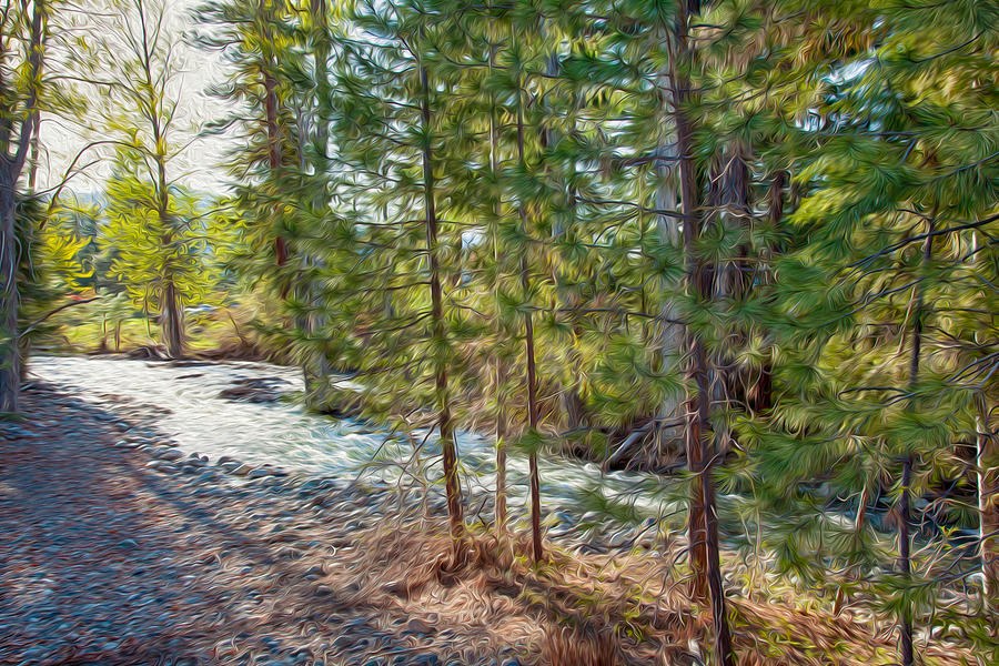 Wolf Creek Stretching Out by Omaste Witkowski