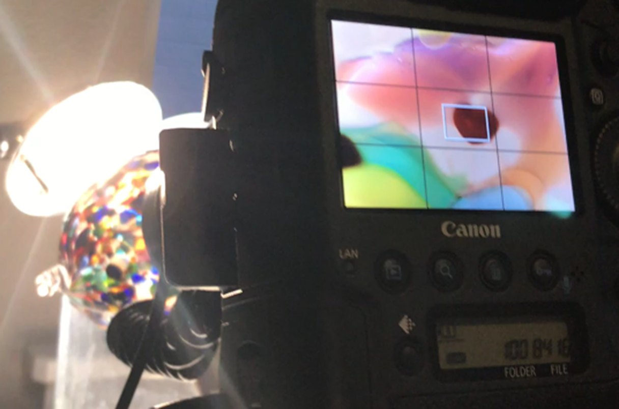 Macro glass photography