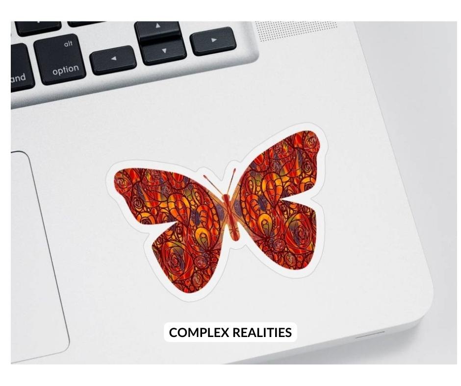 Complex Realities ButterflyStickers